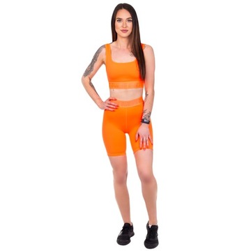 GUESS DÁMSKE LEGINSY BICYKLE AILEEN ORANGE r.M