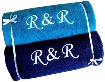 Полотенца с ВЫШИВКОЙ надписью ИМЯ подарок ГОДОВЩИНА СВАДЬБЫ