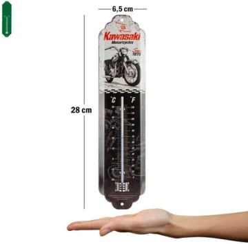 НОСТАЛЬГИЧЕСКОЕ ИСКУССТВО 80322 ТЕРМОМЕТР KAWASAKI МОТОЦИКЛЫ