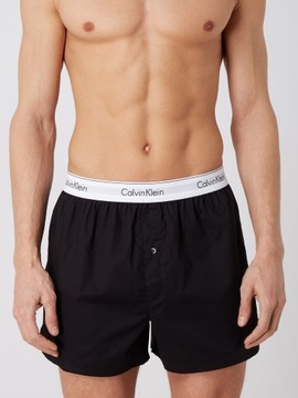 CALVIN KLEIN WOVEN 2 PACK BOKSERKI LUŹNE NB1396A XL