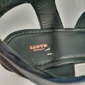 Sandały damskie Lloyd 39 granatowe buty