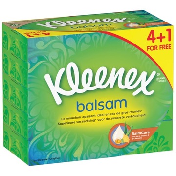 Chusteczki higieniczne KLEENEX Balsam Box 5x 64szt