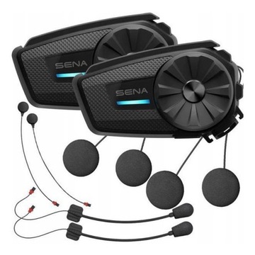 Interkom motocyklowy SENA SPIDER ST1 DUO 8km 2 kaski Mesh