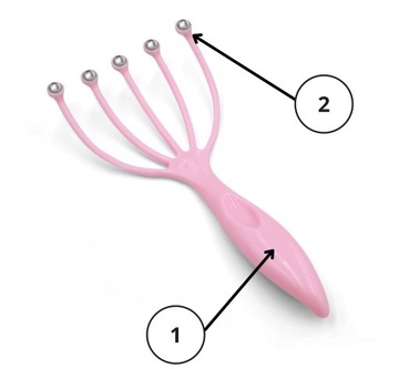 МАССАЖЕР ГОЛОВЫ ДЛЯ КОЖИ И ЛОСЬОН ДЛЯ РОСТА ВОЛОС