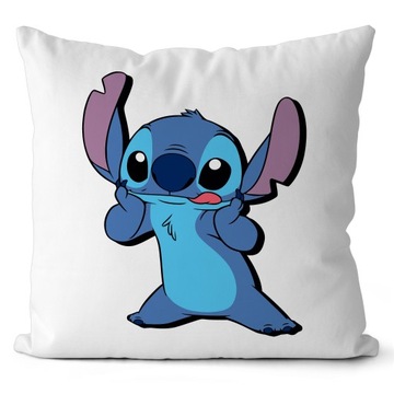 PODUSZKA STICH LILO I STICH PREZENT DLA DZIECKA JASIEK 40X40 CM MIKROFIBRA
