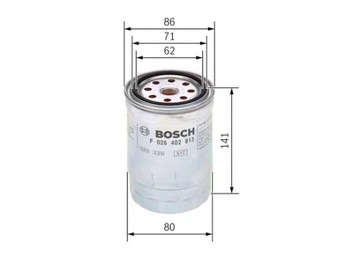 BOSCH F 026 402 813 FILTR PALIVA