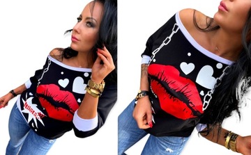 LipMar PRINT usta red LIPS kiss KOLORY 42 XL