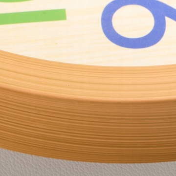 12-calowy cichy kolorowy zegar ścienny dla dzieci