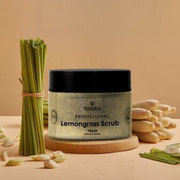 YOKABA LEMONGRASS SCRUB ПИЛИНГ ДЛЯ РУК И ТЕЛА С ЛИМОНГРАССОМ 200 Г