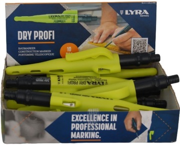 OŁÓWEK AUTOMATYCZNY STOLARSKI LYRA DRY PROFI 10SZT
