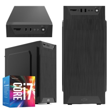 Настольный компьютер Intel Core i7 16 ГБ 1000 ГБ SSD Win 10 DVD WiFi Fast