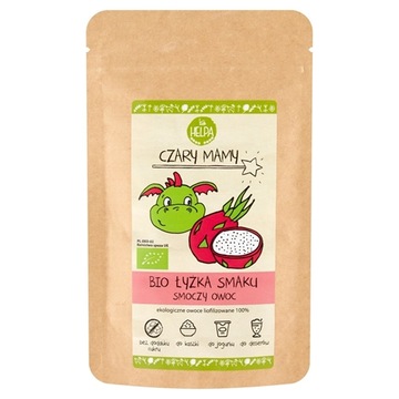HELPA ŁYŻKA SMAKU SMOCZY OWOC BIO NATURALNY BARWNIK EKOLOGICZNY 40g