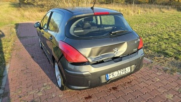 Peugeot 308 I Hatchback 5d 1.6 VTi 120KM 2008 Peugeot 308 Lekko Uszkodzony Pali Jeżdzi 1.6 B, zdjęcie 5