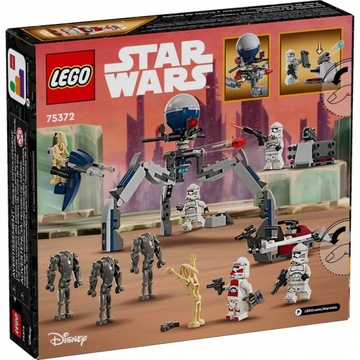LEGO STAR WARS 75372 PAKIET BOJOWY CLONE TROOPER I BATTLE DROID
