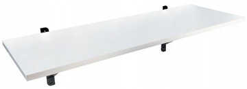 PÓŁKA BIAŁA LOFT 60x30 Ścienna Wisząca Wsporniki
