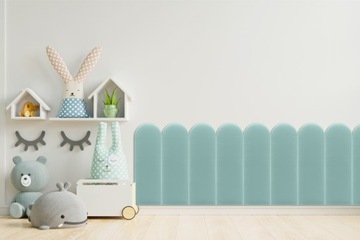 Мягкие стеновые панели 30x80 MINT VELOR FENCE, THICK SOFT