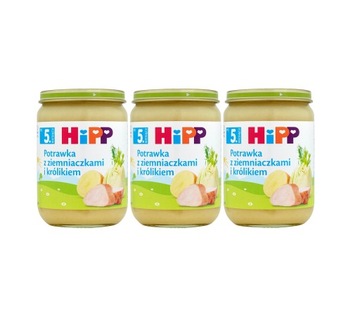 HiPP Potrawka z ziemniaczkami i królikiem 3x190g
