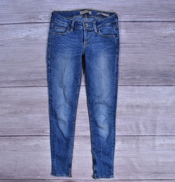 GUESS Power Skinny Ultra Low Damskie Jeansy / 25