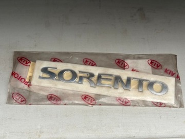 KIA SORENTO NÁPIS ZNAK KAPOTA VÍKO KUFRU
