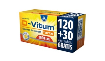 D-Vitum forte 2000 j.m. 150 kapsułek