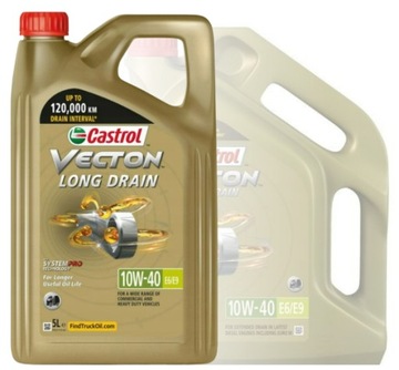 Castrol VECTON Long Drain 10W40 E6/E9 5L MB 228.1 CAT DEUTZ MACK MAN RLD-3