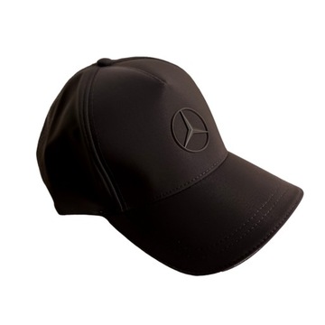 MERCEDES Czapka z daszkiem czarna wodoodporna OE