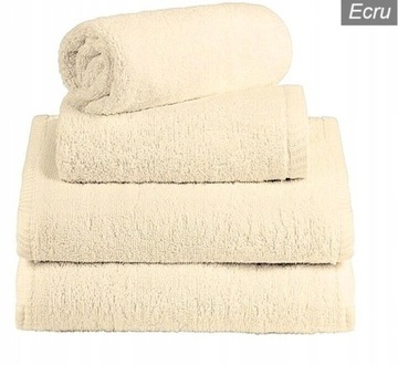 Ręcznik kąpielowy GOMEZ 100% bawełna frotte gruby 50x100 cm 500g Ecru Krem