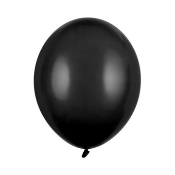 Zestaw balonów kotek 6 szt HALLOWEEN czarne złote