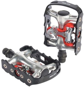 Pedały rowerowe SPD Platformowe XLC PD S01 + BLOKI PD-S01