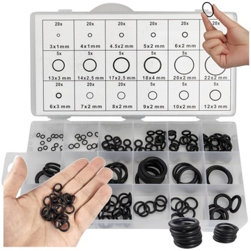 НАБОР УПЛОТНИТЕЛЬНЫХ КОЛЬЦ, КАССЕТА, 125 шт. УПЛОТНИТЕЛЬНЫЕ КОЛЬЦА, РЕЗИНОВЫЕ УПЛОТНЕНИЯ.