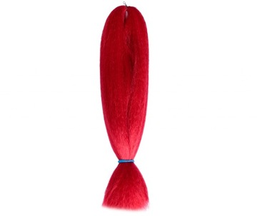 Włosy warkoczyki dredy PREMIUM SOFT KANEKALON CZERWONY