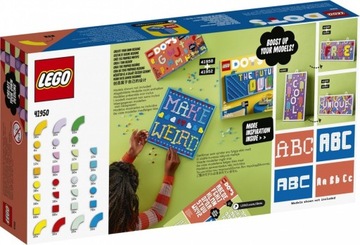 LEGO DOTS Различные буквы DOTS 41950