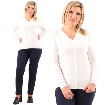 Sweter rozpinany damski narzutka
