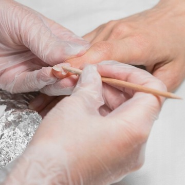 PATYCZKI Z DZREWA POMARAŃCZOWEGO DO SKÓREK DO MANICURE 9,5 CM - 100SZT
