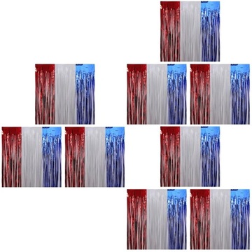 Фольгированные шторы Белый домашний декор Красное окно