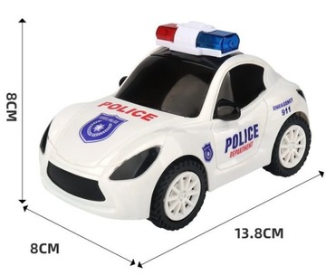 АВТОМОБИЛЬ ПОЛИЦИЯ ПОЛИЦЕЙСКИЙ АВТОМОБИЛЬ 3D ОГНИ ЗВУК НА АККУМУЛЯТОРЕ