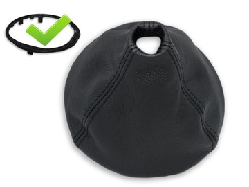 FIAT 500 SKÓRZANY MIESZEK ZMIANY BIEGÓW + RAMKA