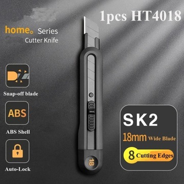 Выдвижное отщелкивающееся лезвие Deli шириной 18 мм и шириной 9 мм