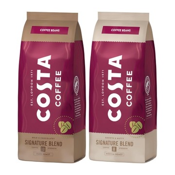 Kawa ziarnista Costa Coffee zestaw 2x500g