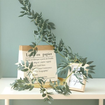 ИРУЖЕЧНАЯ ГИРЛЯНДА СВЯЗАННЫЕ ЛИСТЬЯ СЛИВОЧНИК Плющ