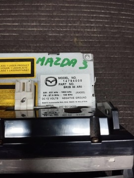 РАДИО CD СИСТЕМА MAZDA 3 1 I BK 04R CD