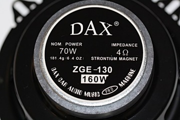 DAX ZGE-130 Автомобильные динамики 13 см, 160 Вт МОЩНЫЕ