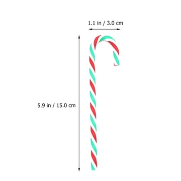 3x елочные украшения из леденцов