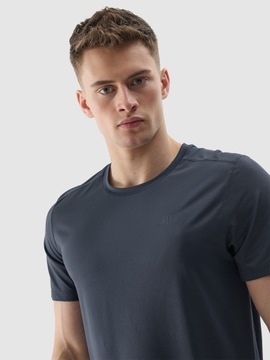 4F МУЖСКАЯ БЫСТРОСУХАЯ ТРЕНИРОВОЧНАЯ ФУТБОЛКА REGULAR – СИНЯЯ, размер XL