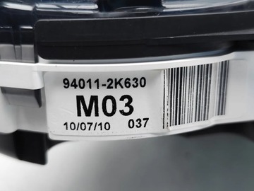 KIA SOUL PŘÍSTROJOVÁ DESKA / TACHOMETR 1.6 CVVT BENZÍN 93KW (126 HP) 2011