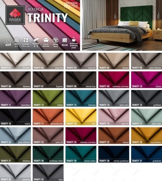 90 x 30 cm PANEL TAPICEROWANY CLASSIC PANELE TAPICEROWANE na wymiar KOLORY