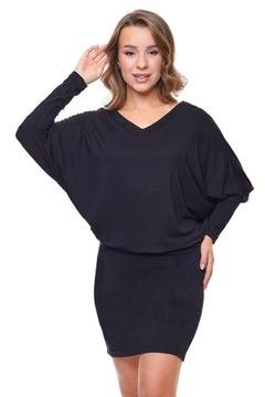 Модное платье-летучая мышь оверсайз, свободное 2XL/3XL.