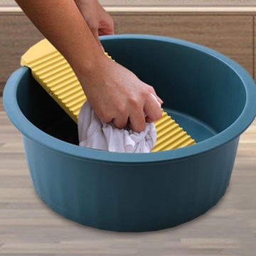 Терка. Раковина для стирки. Удобная со встроенной синей тачкой.