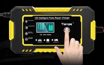 PROSTOWNIK MIKROPROCESOROWY DO AKUMULATORÓW ŁADOWARKA 12V 6A