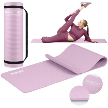 Коврик для упражнений для йоги толстый YOGA FITNESS 183x60см